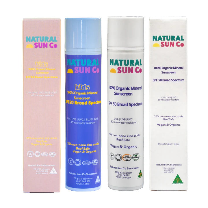 Natural Sun Co - Adult & Kids Organic Mineral Sunscreen SPF50 Default Title