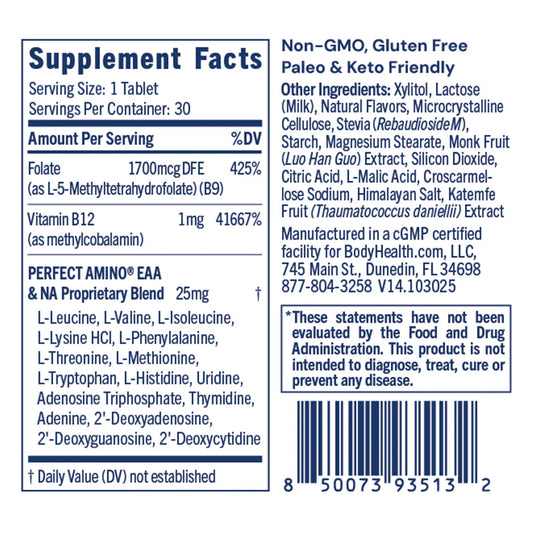 BodyHealth - Methyl B12 & Folate Default Title