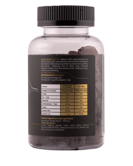 Apollo Nutraceuticals - Himalayan Shilajit Gummies (60 Gummies) Default Title