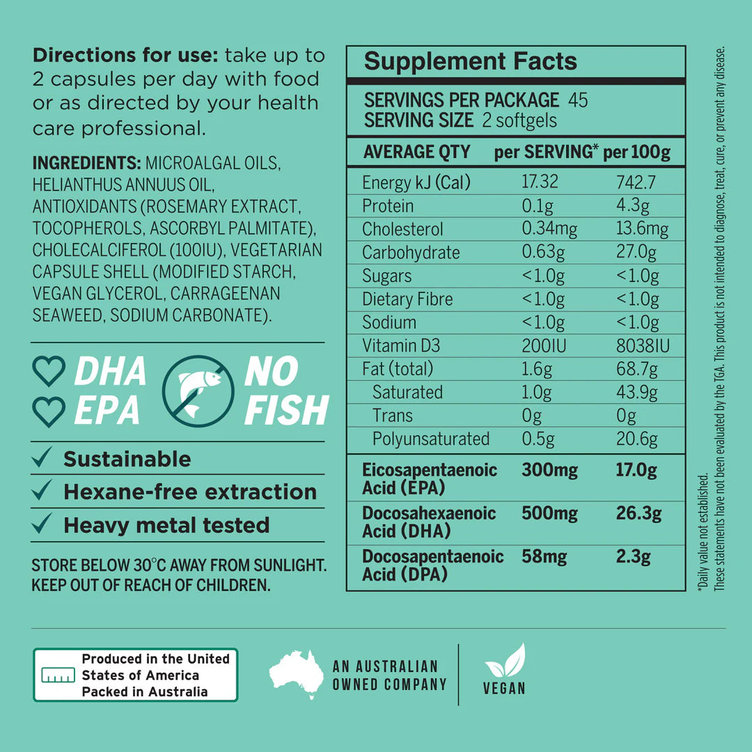 Primal Collective Vegan Omega-3 - Essential Remedy Co