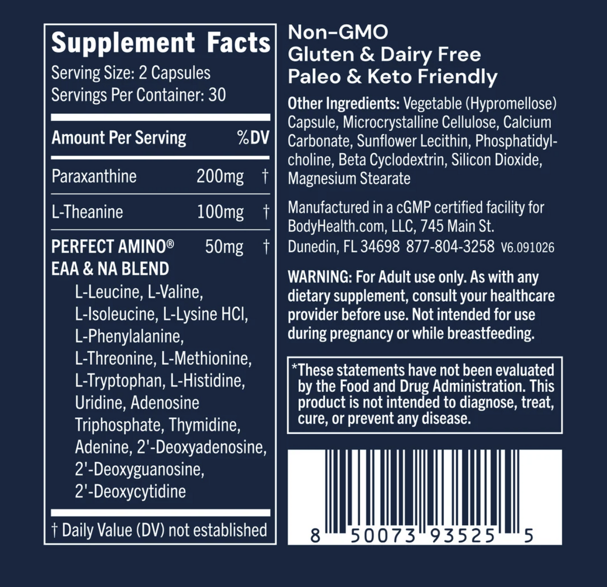 Perfect Amino - Energy & Focus