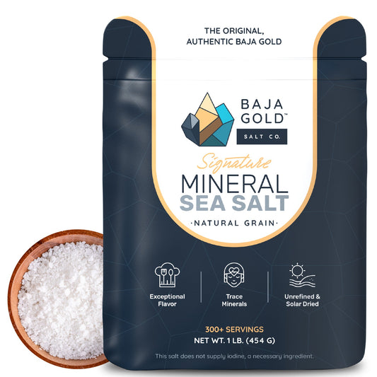 Baja Gold Mineral Sea Salt 454g Natural Grain