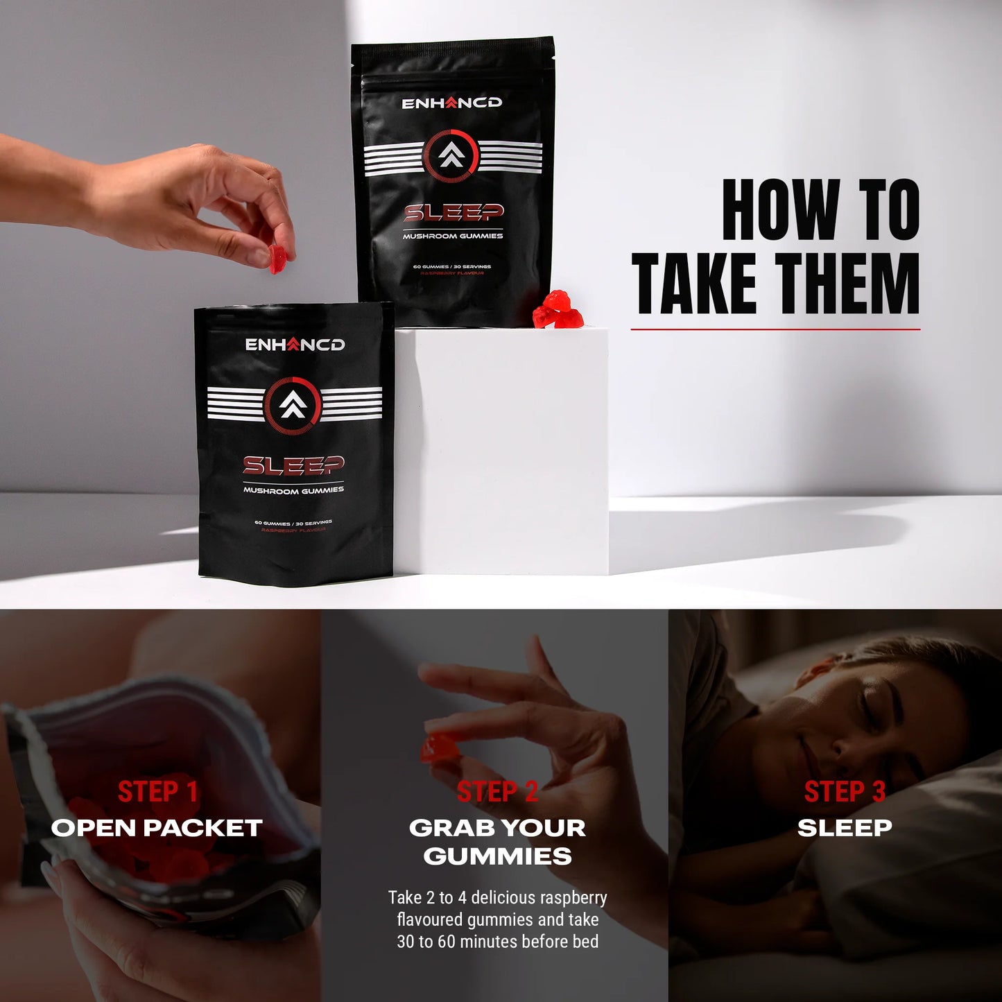 Enhancd - Sleep Mushroom Gummies