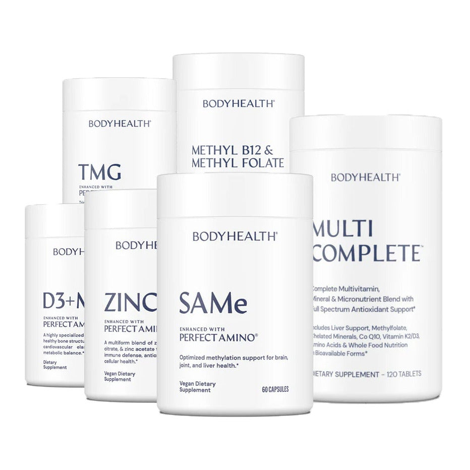 BodyHealth - The Daily Essentials Stack +TMG +SAMe +B12
