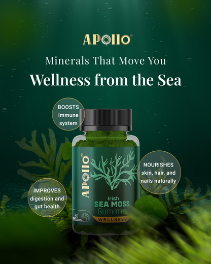 Apollo Nutraceuticals - Irish Sea Moss Gummies (60 Gummies) Default Title