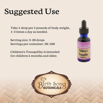 Birth Song Botanicals - Children's Tranquility Default Title