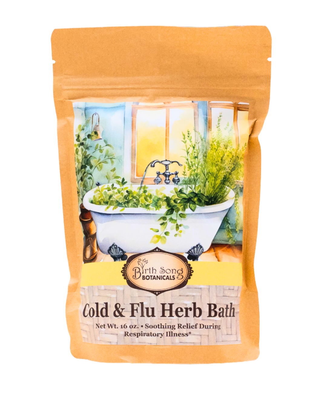 Birth Song Botanicals Cold & Flu Herb Bath Default Title