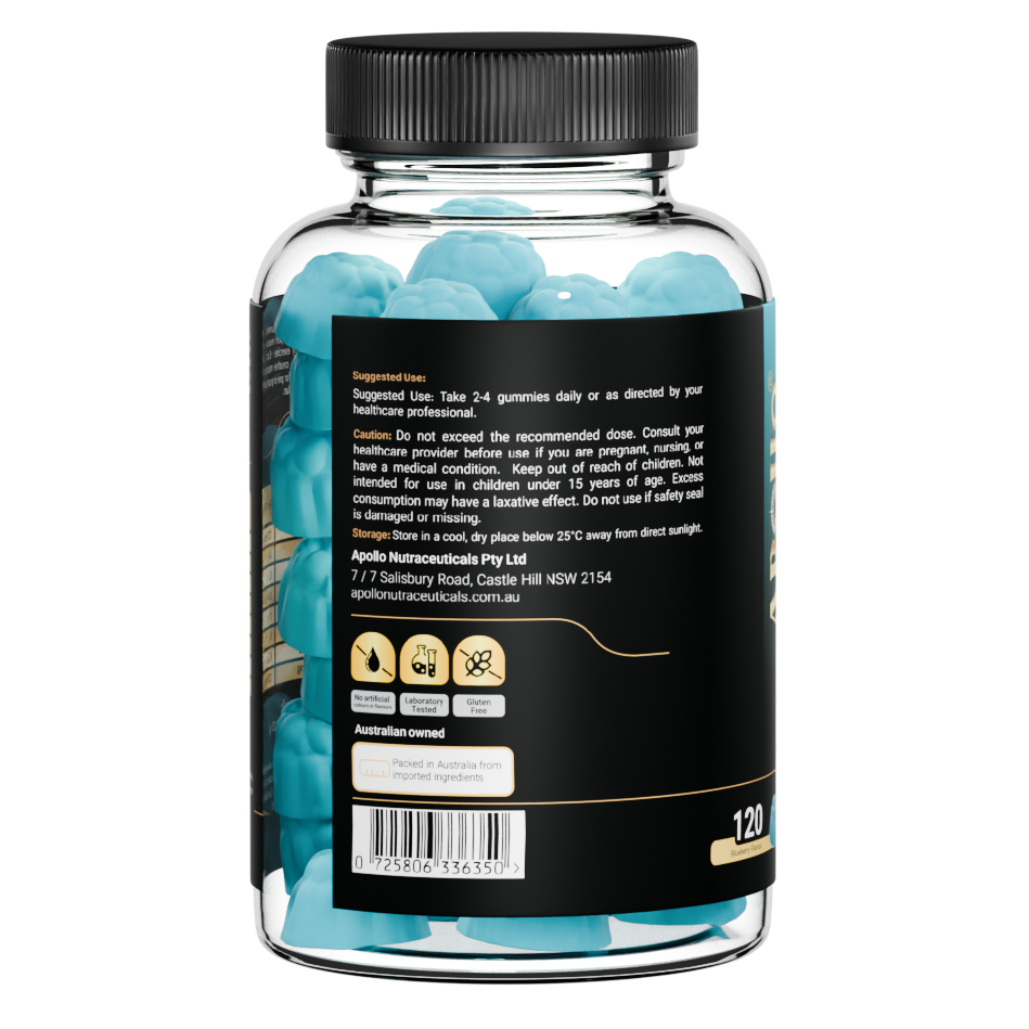 Apollo Nutraceuticals - Creatine Monohydrate Gummies (120 Gummies)