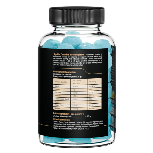Apollo Nutraceuticals - Creatine Monohydrate Gummies (120 Gummies)