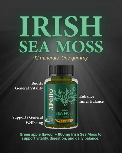 Apollo Nutraceuticals - Irish Sea Moss Gummies (60 Gummies) Default Title