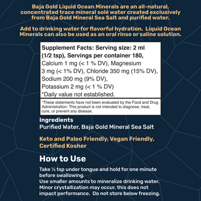 Baja Gold - Liquid Ocean Minerals Refill 360ml