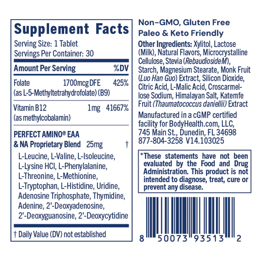 BodyHealth - Methyl B12 & Folate Default Title