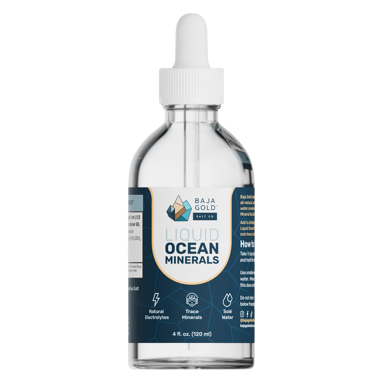 Baja Gold Liquid Ocean Minerals 120ml - Essential Remedy Co