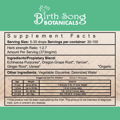 Birth Song Botanicals - Children's Immune Boost Default Title