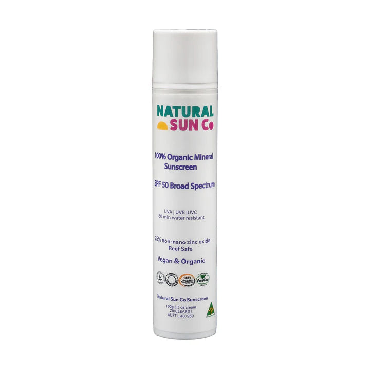 Natural Sun Co - Organic Mineral Sunscreen SPF50 1 Pack
