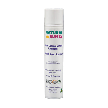 Natural Sun Co - Organic Mineral Sunscreen SPF50 1 Pack
