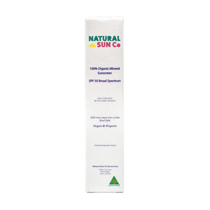 Natural Sun Co - Organic Mineral Sunscreen SPF50 1 Pack