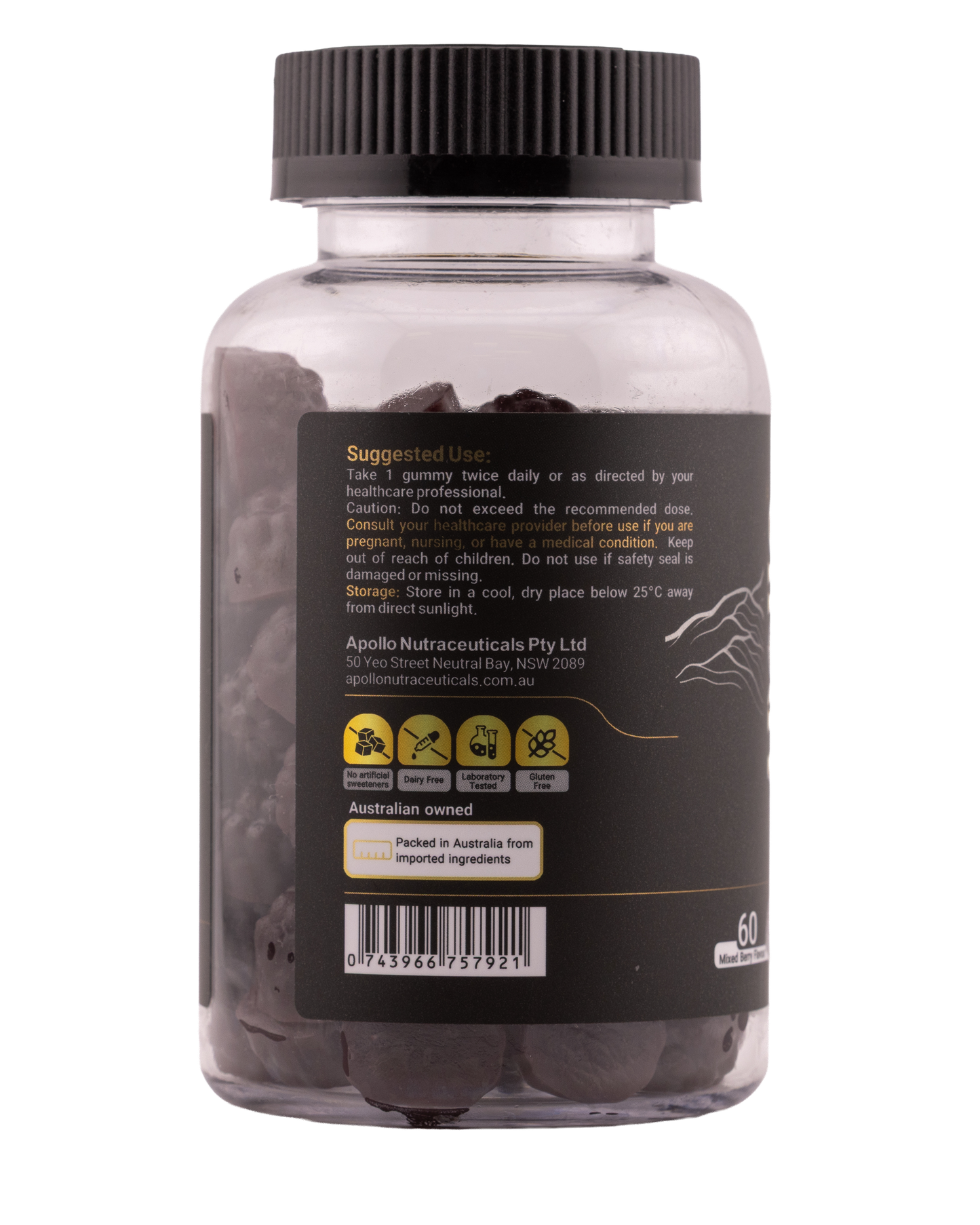Apollo Nutraceuticals - Himalayan Shilajit Gummies (60 Gummies)