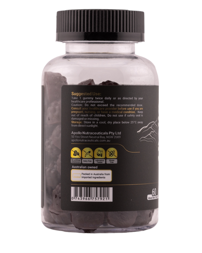Apollo Nutraceuticals - Himalayan Shilajit Gummies (60 Gummies)