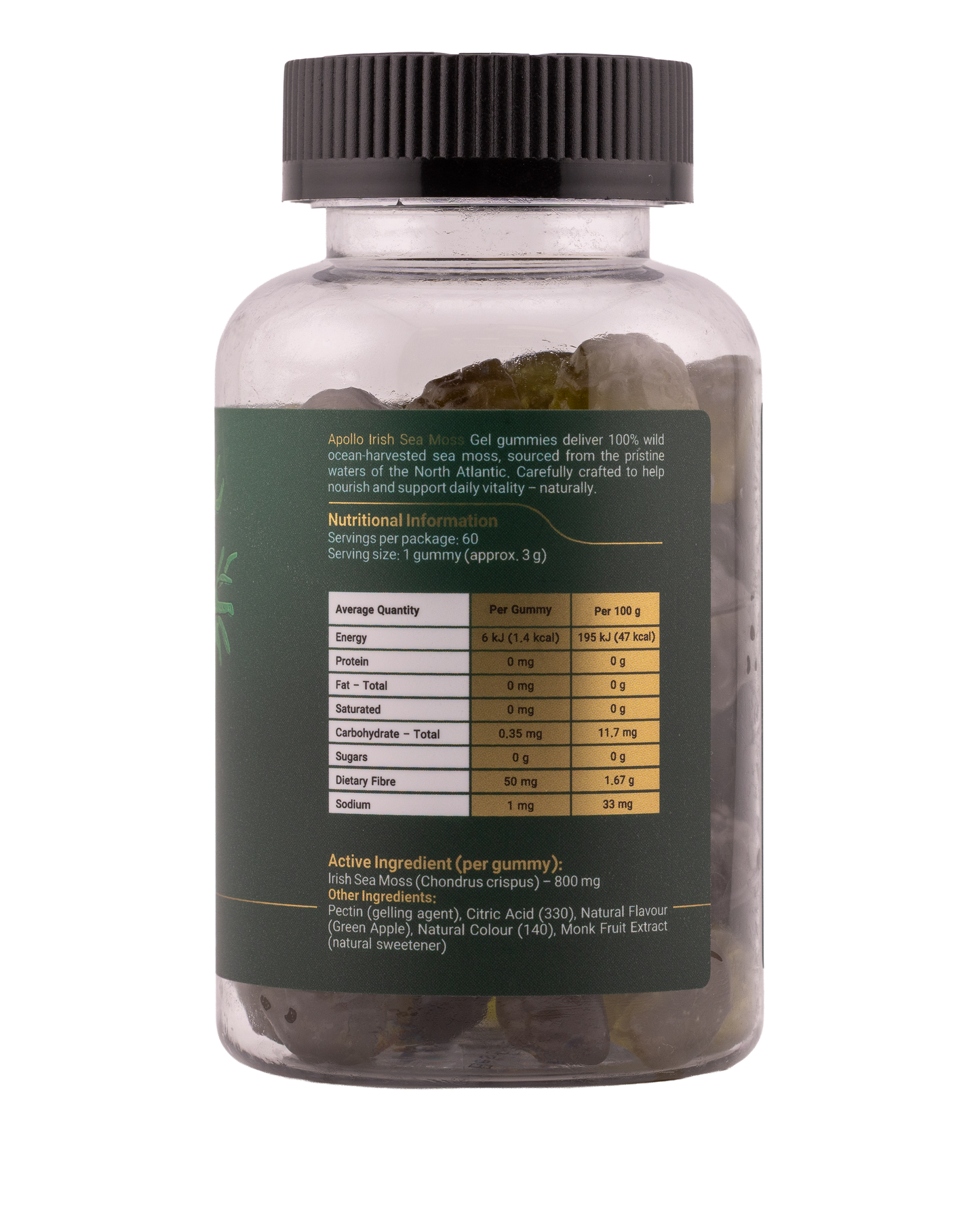 Apollo Nutraceuticals - Irish Sea Moss Gummies (60 Gummies) Default Title