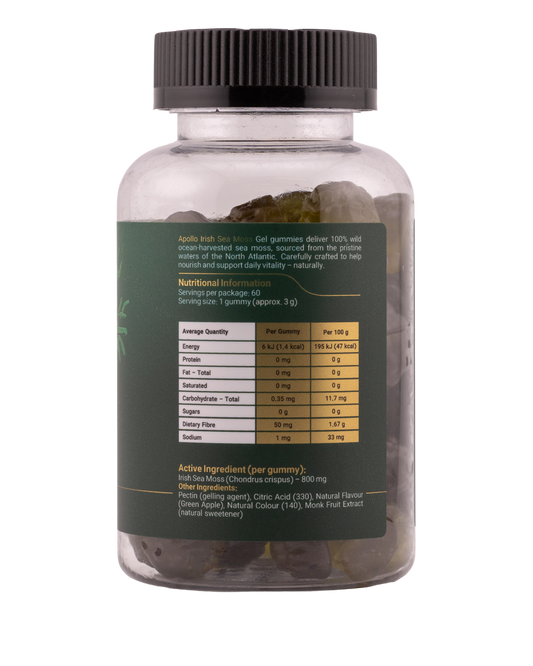 Apollo Nutraceuticals - Irish Sea Moss Gummies (60 Gummies) Default Title