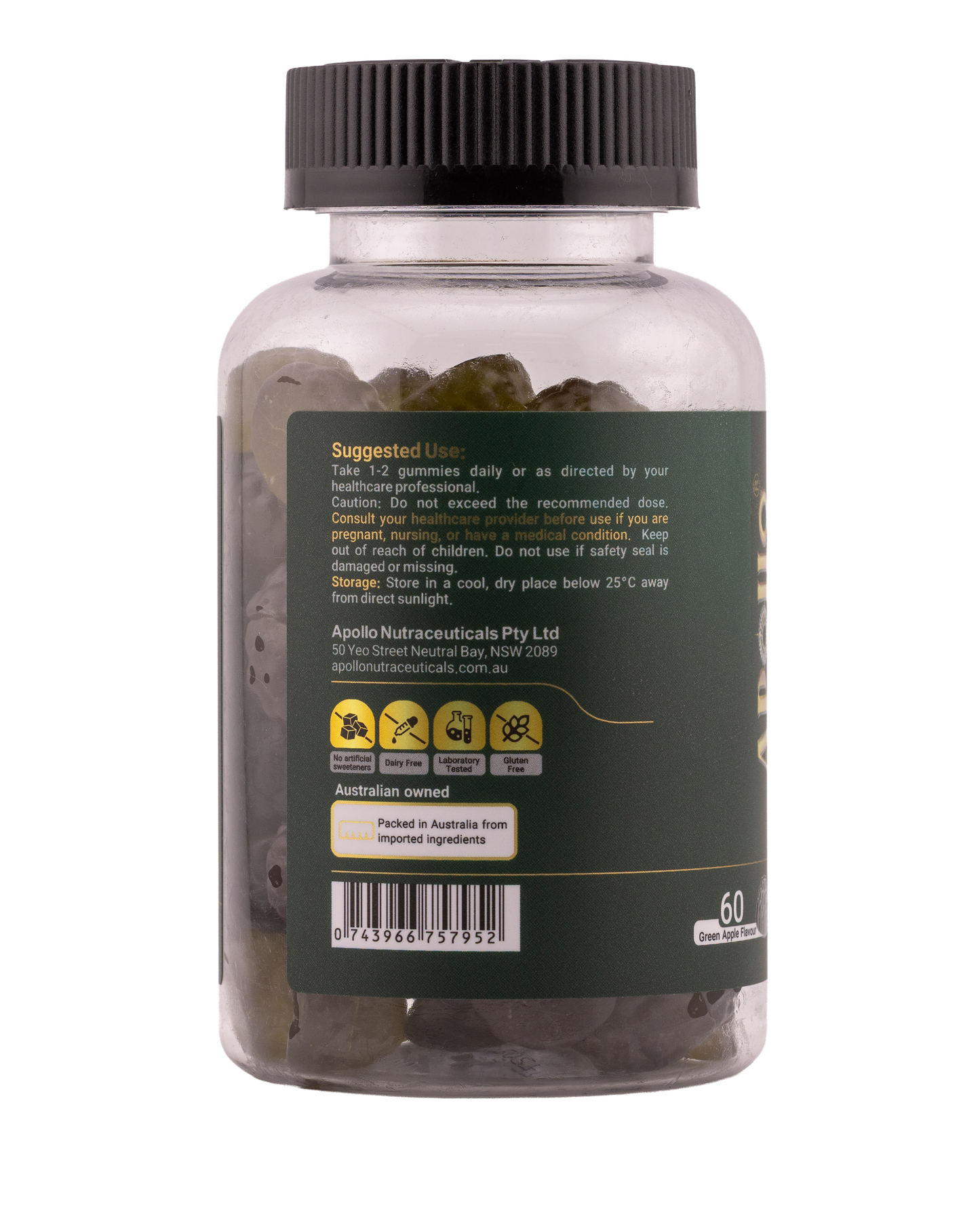 Apollo Nutraceuticals - Irish Sea Moss Gummies (60 Gummies) Default Title
