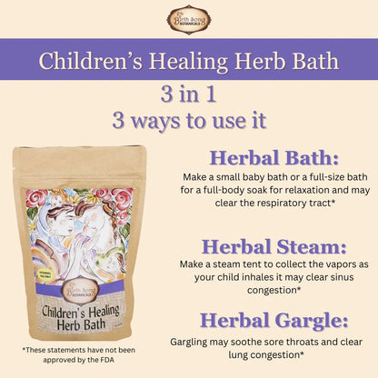 Birth Song Botanicals - Children's Healing Herb Bath - Essential Remedy Co