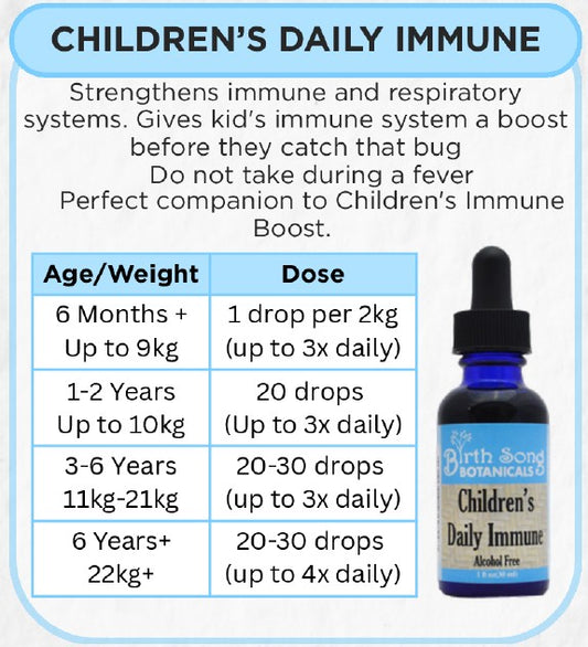 Birth Song Botanicals - Children's Daily Immune Default Title