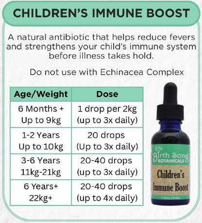 Birth Song Botanicals - Children's Immune Boost Default Title