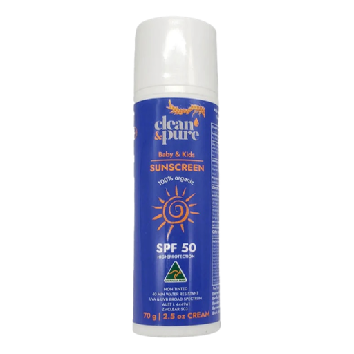 Clean & Pure - Baby & Kids Sunscreen 100% Organic SPF 50 Default Title