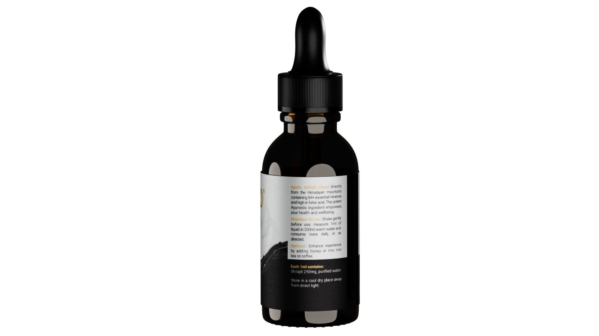 Apollo Nutraceuticals - Shilajit Liquid 30ml