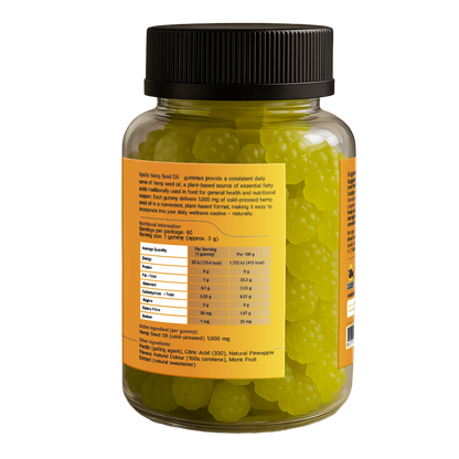 Apollo Nutraceuticals - Hemp Seed Oil Gummies (60 Gummies)