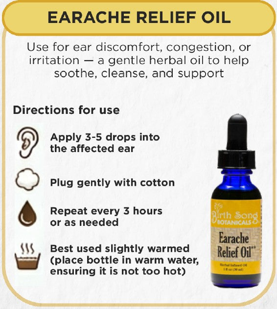 Birth Song Botanicals - Earache Relief Oil Default Title