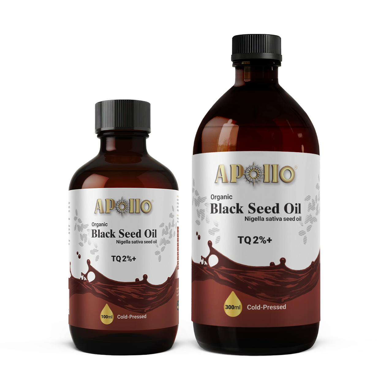 Apollo Nutraceuticals - Organic Black Seed Oil (Cold-Pressed) – TQ 2%+ 100ml