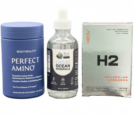 The Ultimate Stack – Perfect Amino®, Liquid Minerals & H2 Tablets