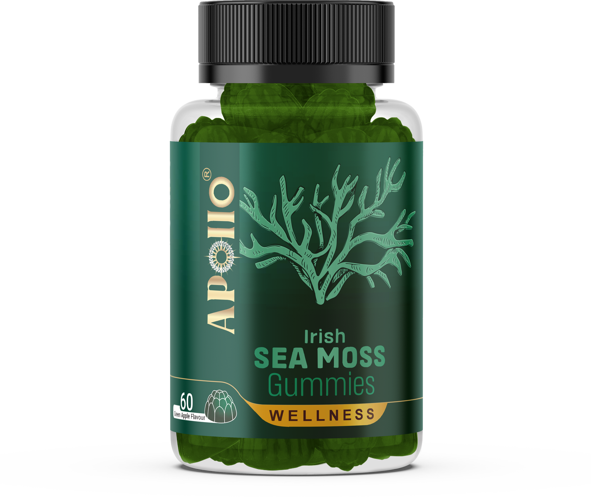 Apollo Nutraceuticals - Irish Sea Moss Gummies (60 Gummies) Default Title