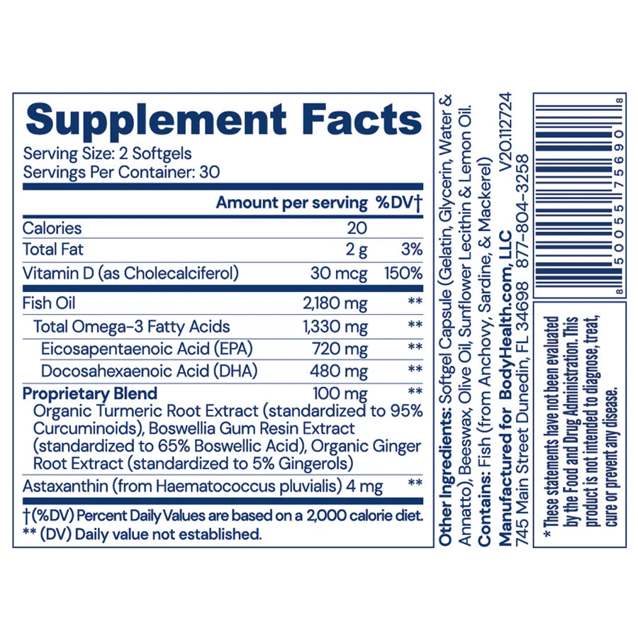 BodyHealth - Omega 3 Health Default Title