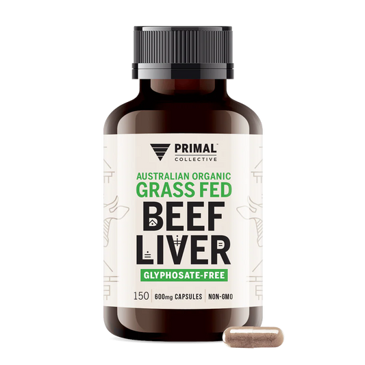 Primal Collective - Grass Fed Desiccated Beef Liver Capsules