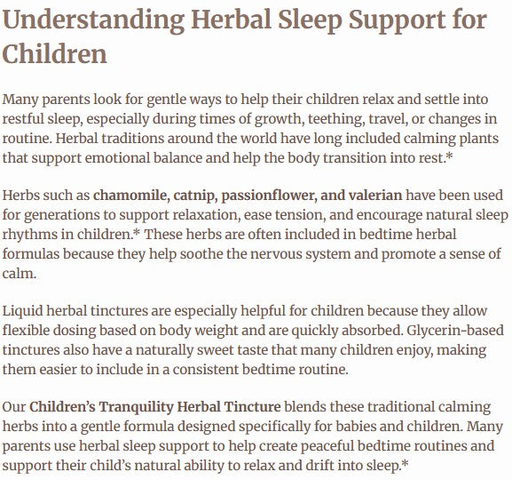 Birth Song Botanicals - Children's Tranquility Default Title