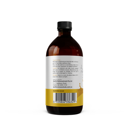 Apollo Nutraceuticals - Organic Castor Oil (Cold-Pressed) 300ml