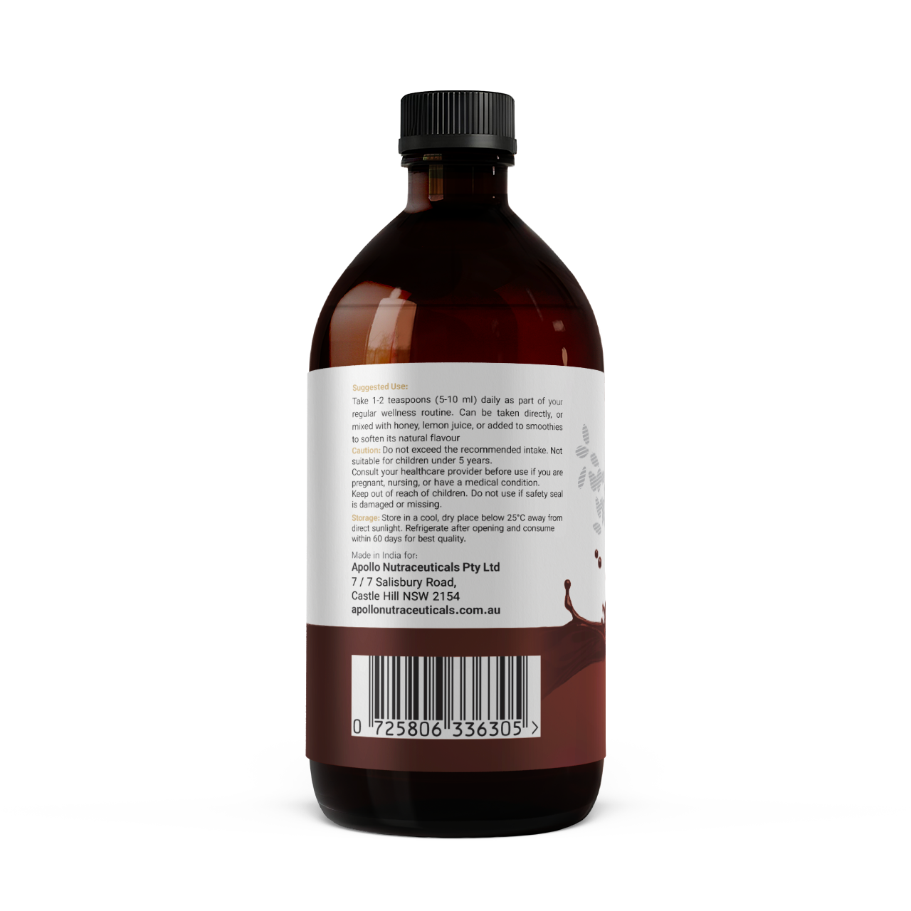 Apollo Nutraceuticals - Organic Black Seed Oil (Cold-Pressed) – TQ 2%+ 100ml