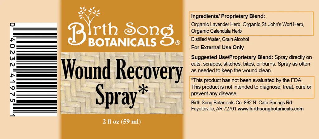 Birth Song Botanicals - Herbal Wound Spray for First Aid Default Title