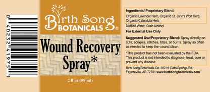 Birth Song Botanicals - Herbal Wound Spray for First Aid Default Title