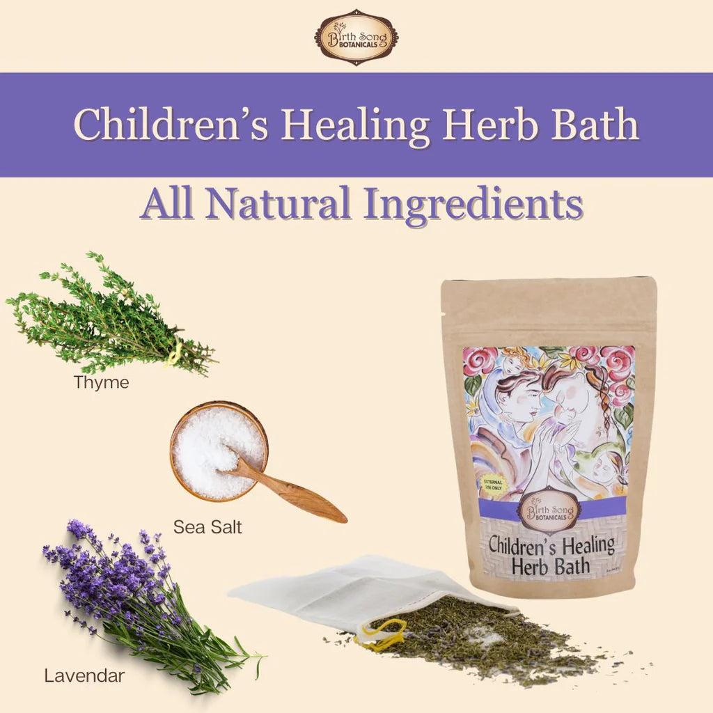 Birth Song Botanicals - Children's Healing Herb Bath - Essential Remedy Co