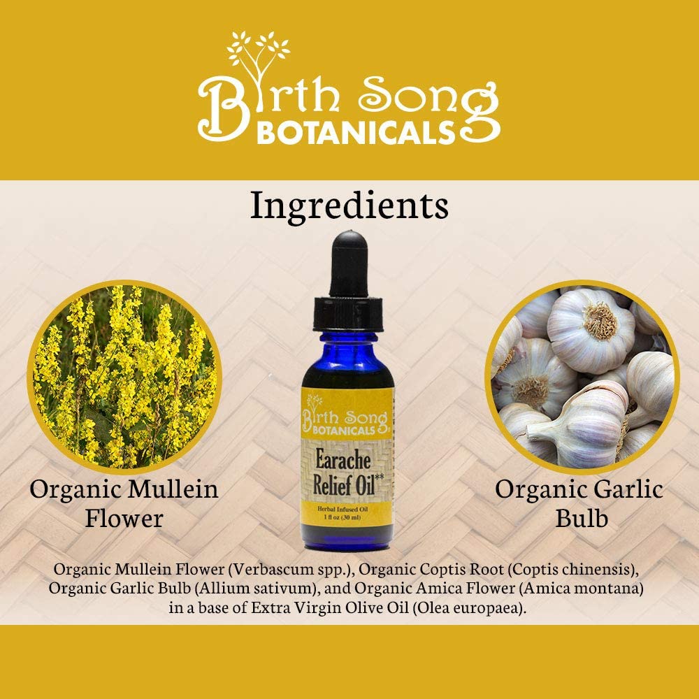 Birth Song Botanicals - Earache Relief Oil - Essential Remedy Co