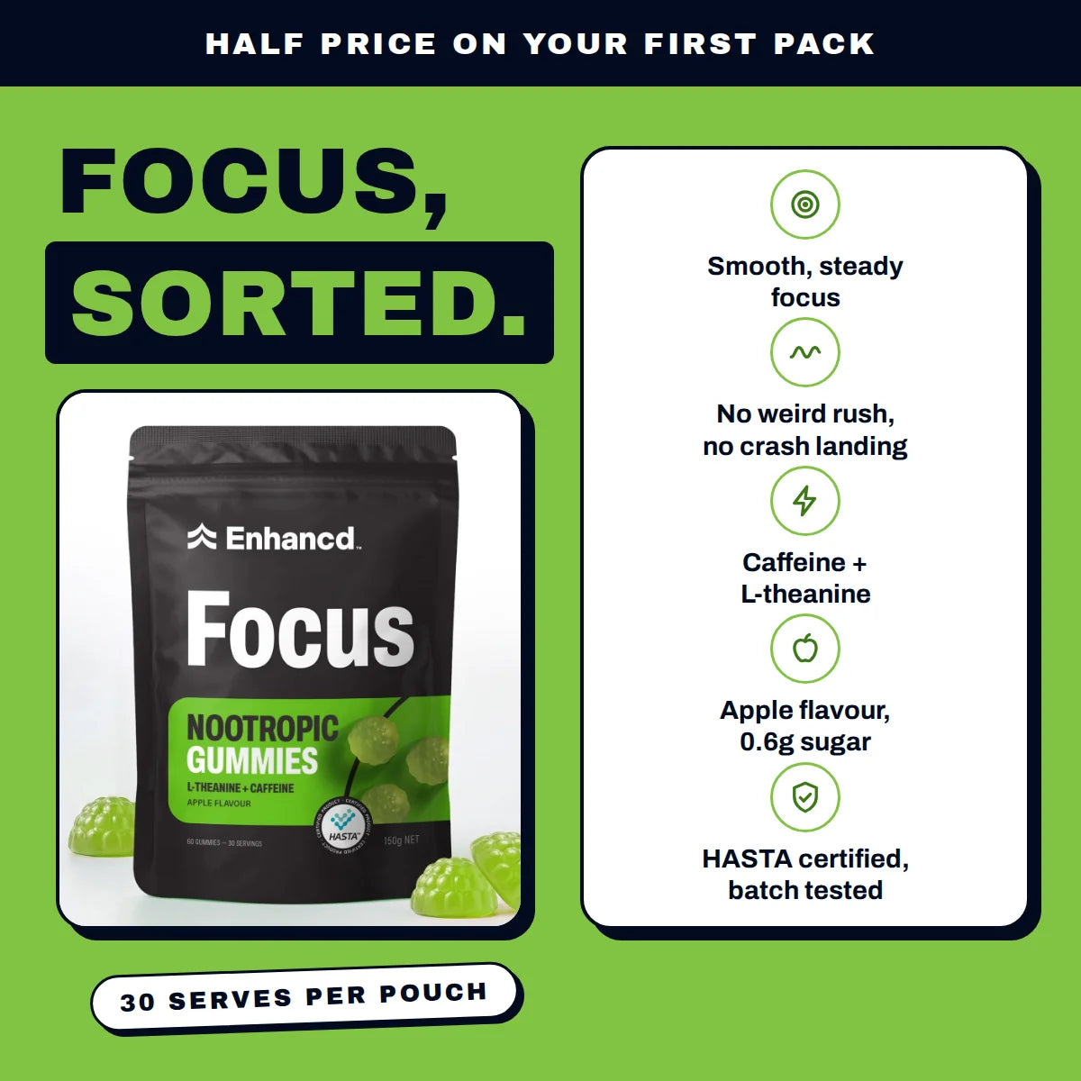 Enhancd - Focus Gummies