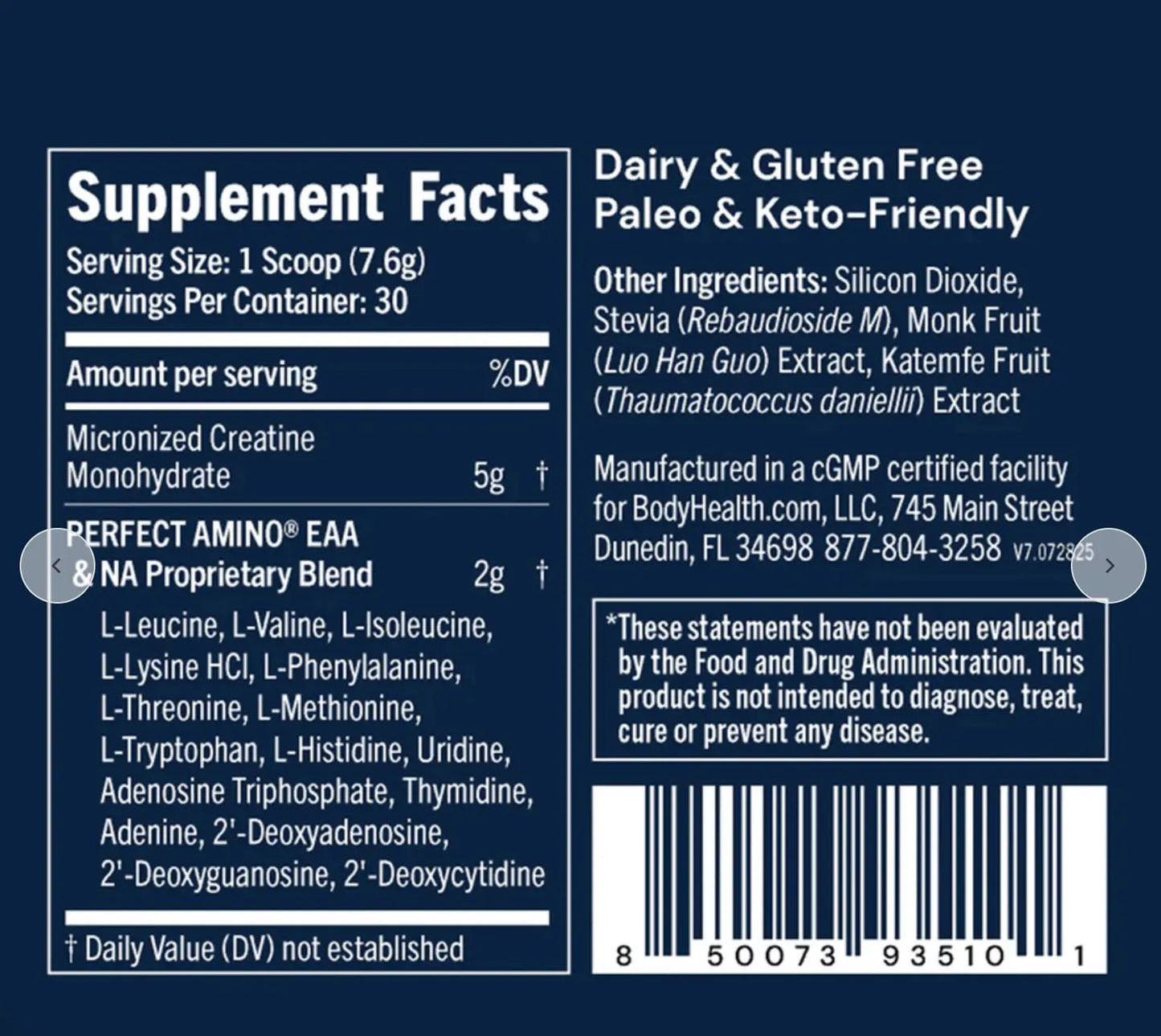 Perfect Amino® Creatine Creatine Tablets
