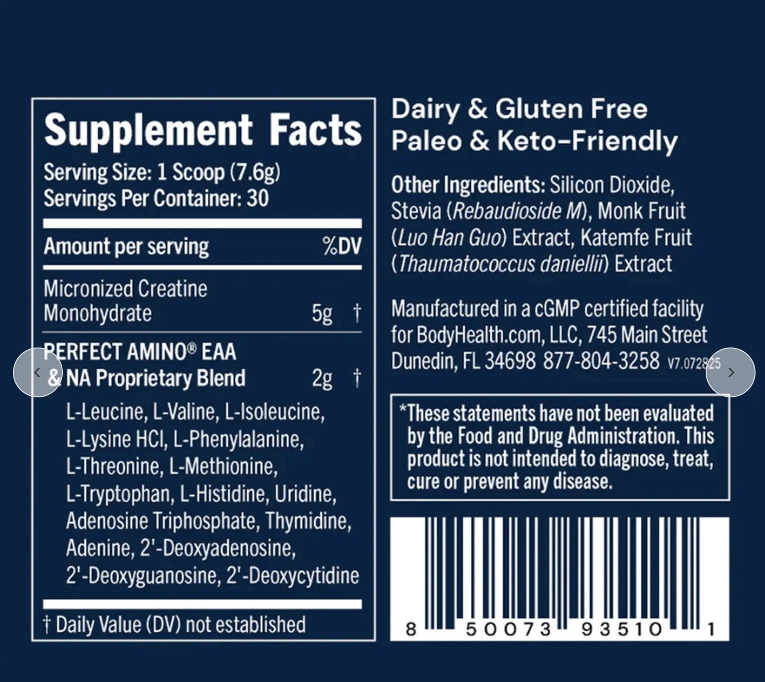 Perfect Amino® Creatine Creatine Tablets