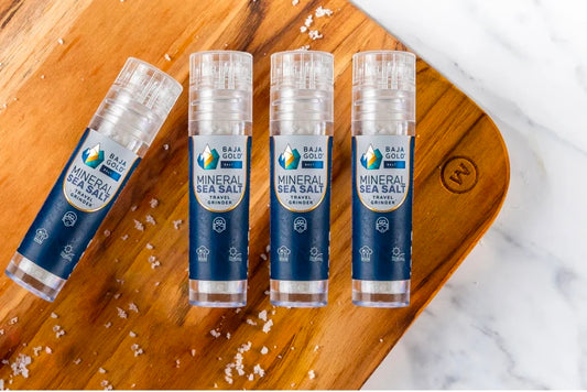 Baja Gold - Mineral Sea Salt Travel Grinder 4 Pack x 56g