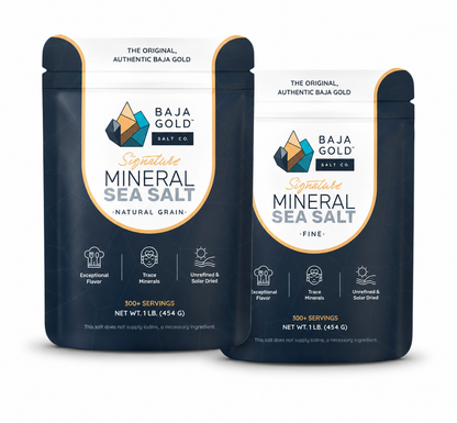 Baja Gold Mineral Sea Salt 454g Natural Grain